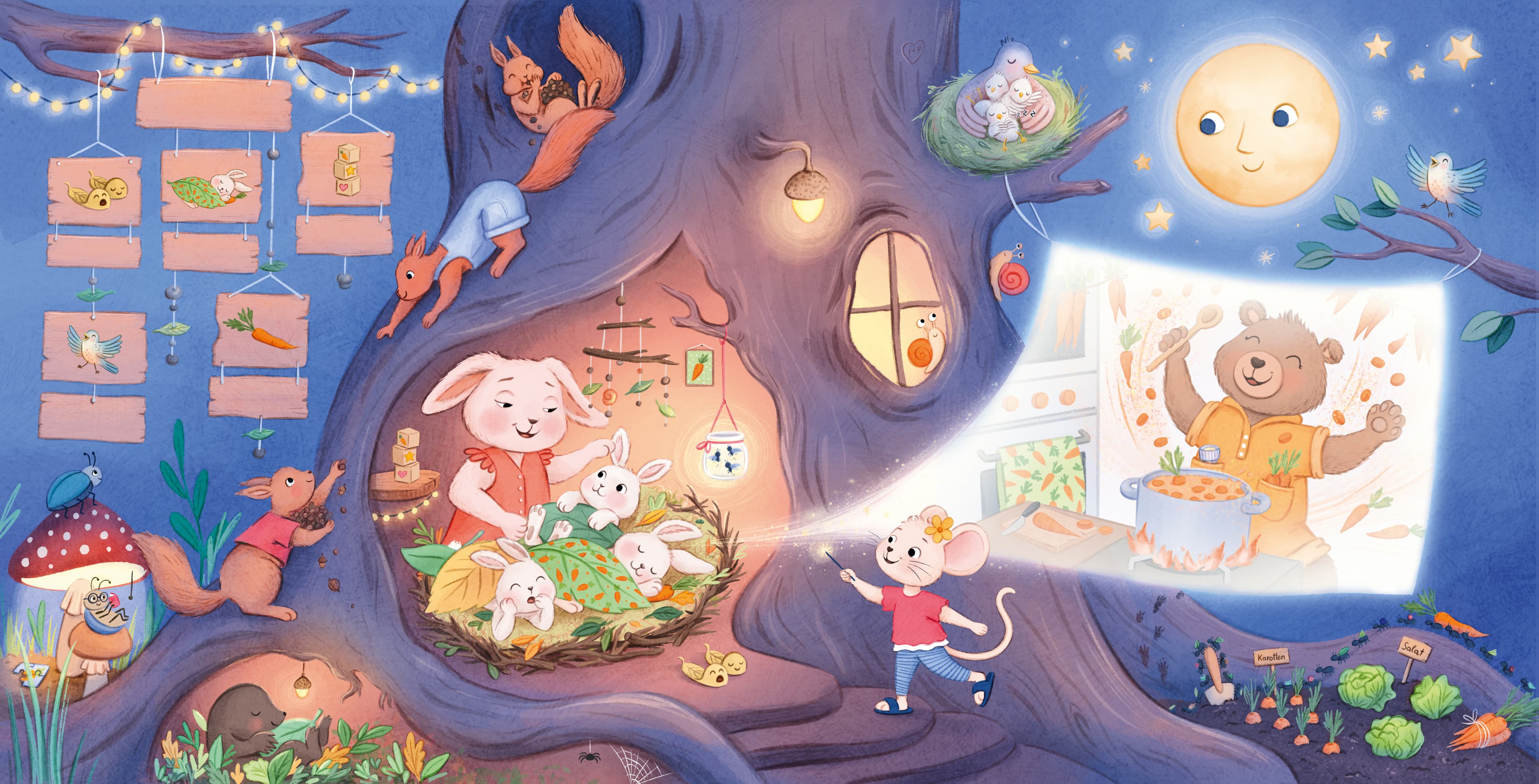 Nachtwimmelzauber – das besondere Einschlafbuch für dein Kind